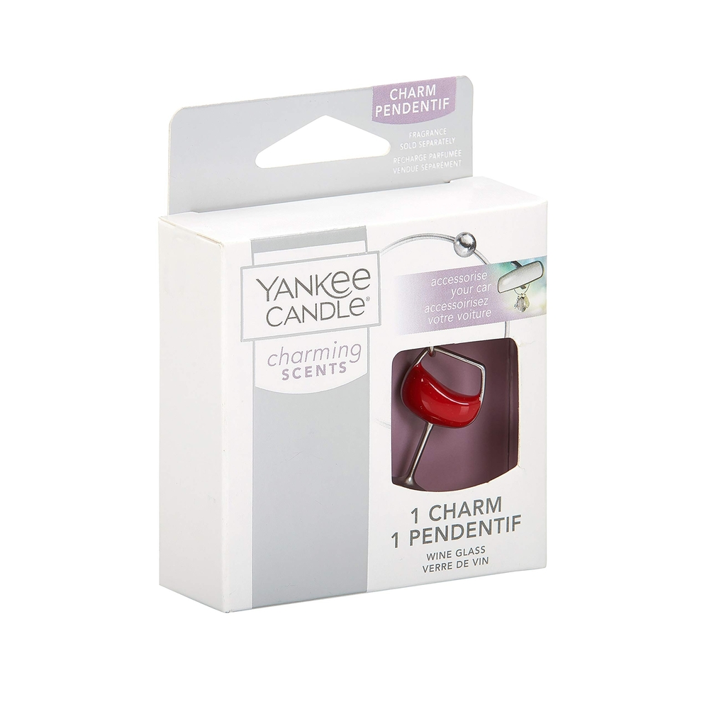Yankee Candle Red Wine Glass Charm